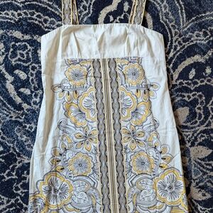 Anne Taylor Linen Dress. Sz 6P